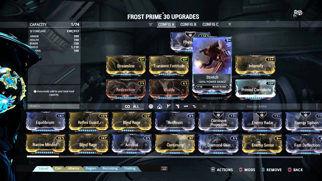 Best mods for frost prime